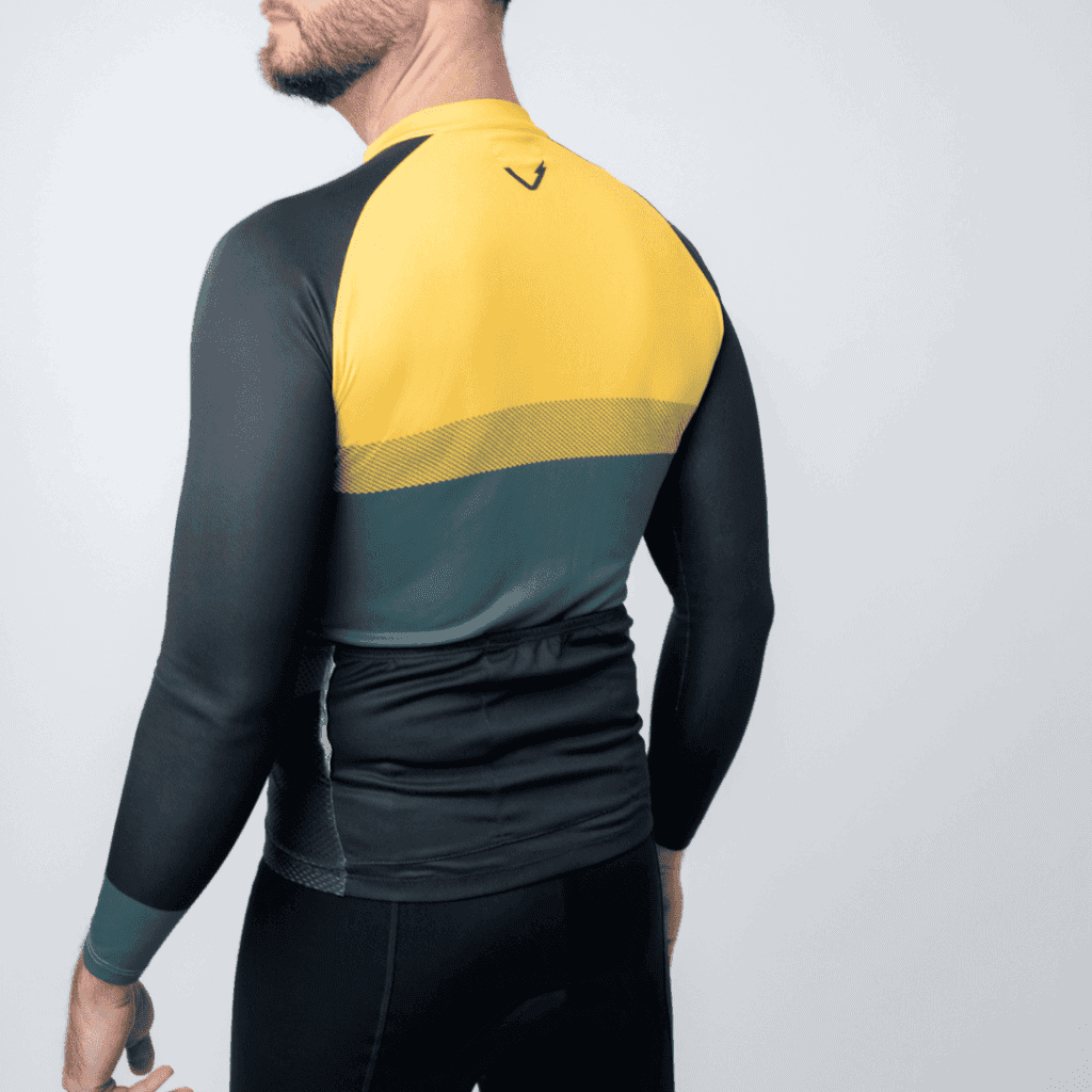 Mailot Manga Larga Para Ciclismo - vista alternativa