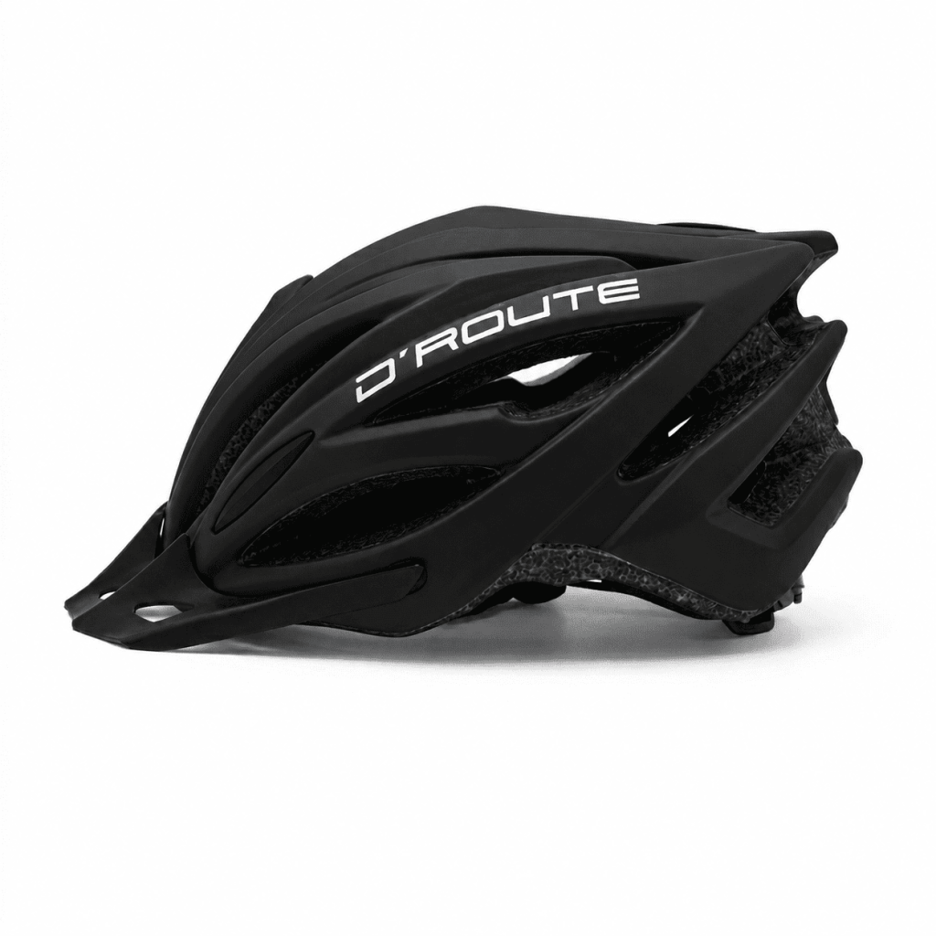 Casco De Ciclismo Aerodinámico Negro marca D'ROUTE