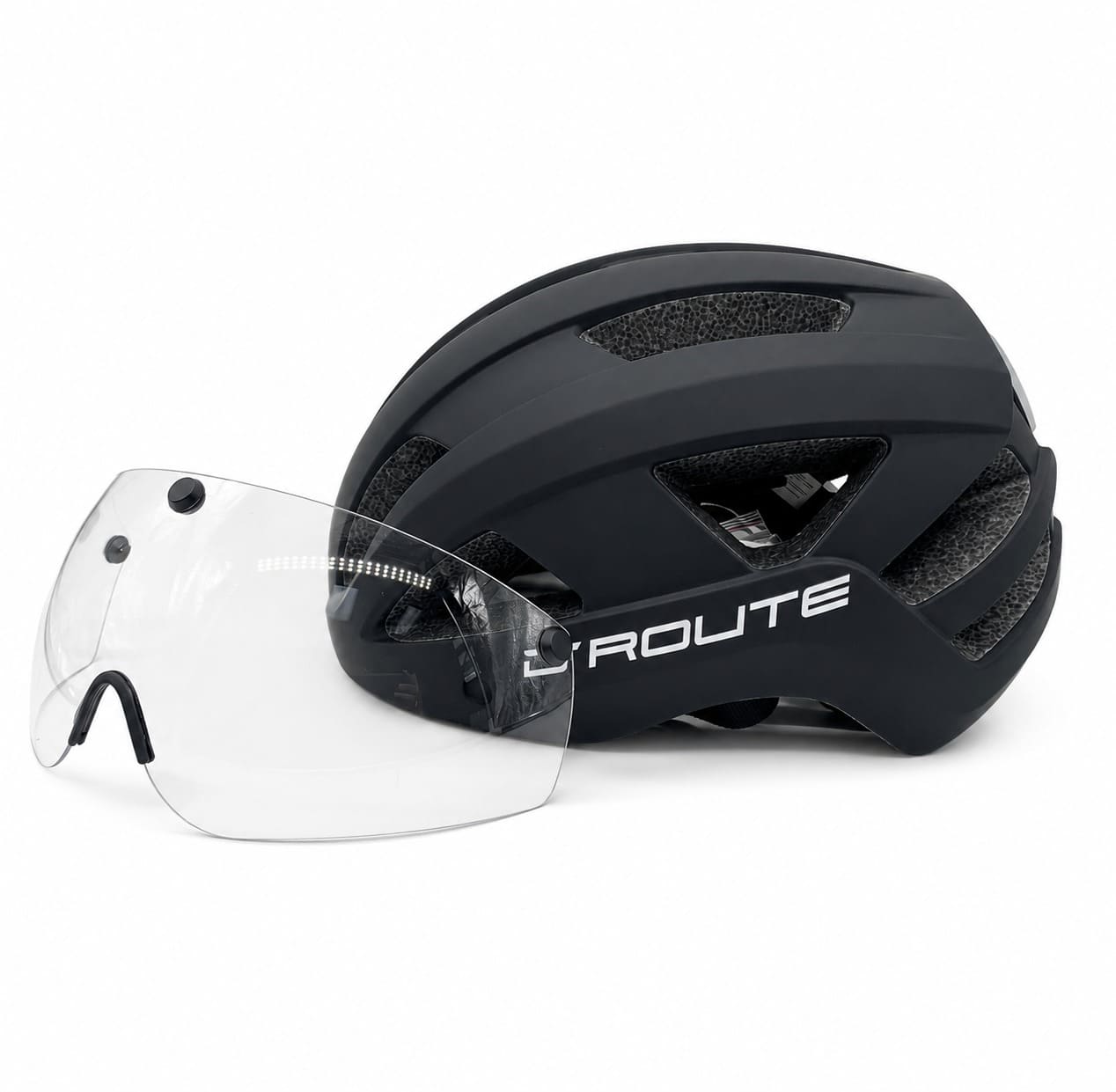 Casco de Ciclismo de Ruta Droute Aero con Visor Magnético