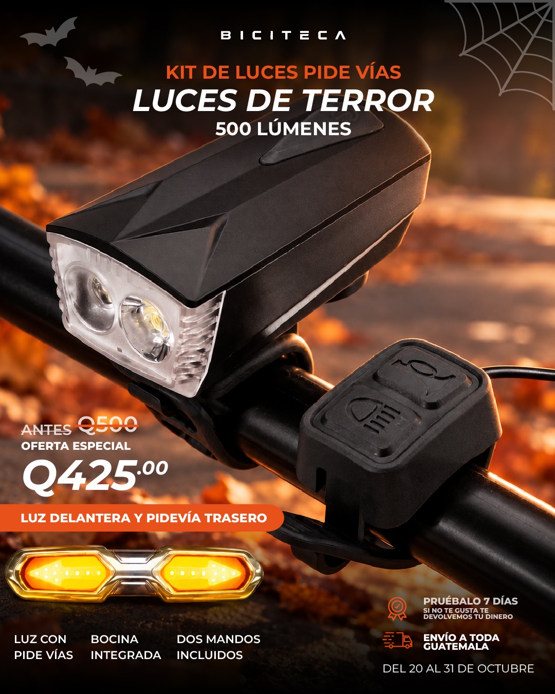 Luces pide vías - 500 lúmenes