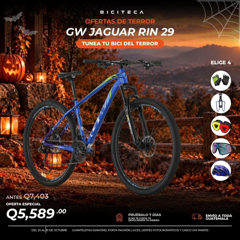 Bicicleta MTB GW Jaguar Rin 29 2x9 Velocidades