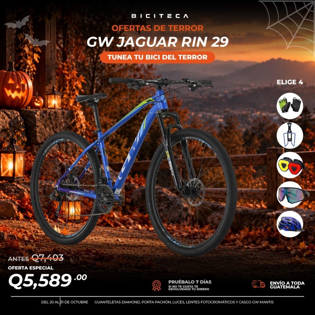 Bicicleta MTB GW Jaguar Rin 29 2x9 Velocidades