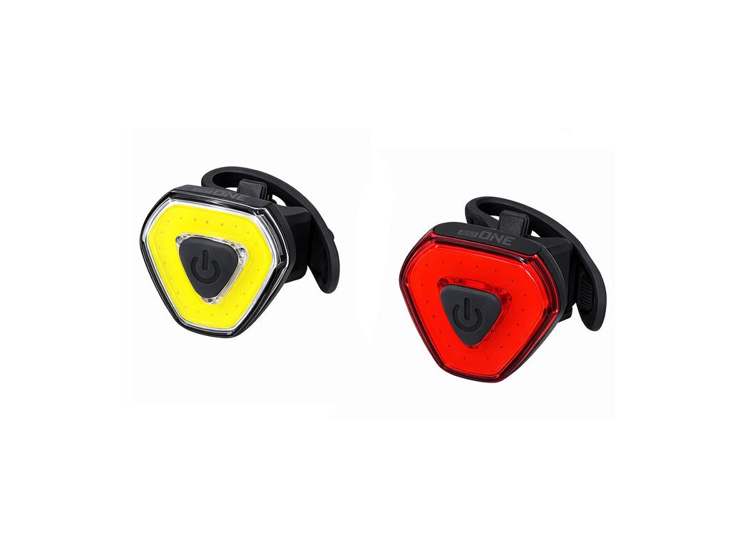 Set de Luces para Bicicleta ONE TRI SET - Delantera y Trasera USB-C