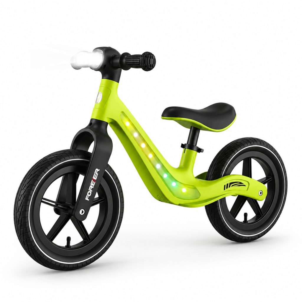 Bicicleta de Equilibrio FOREVER con Luces LED Sin Pedales