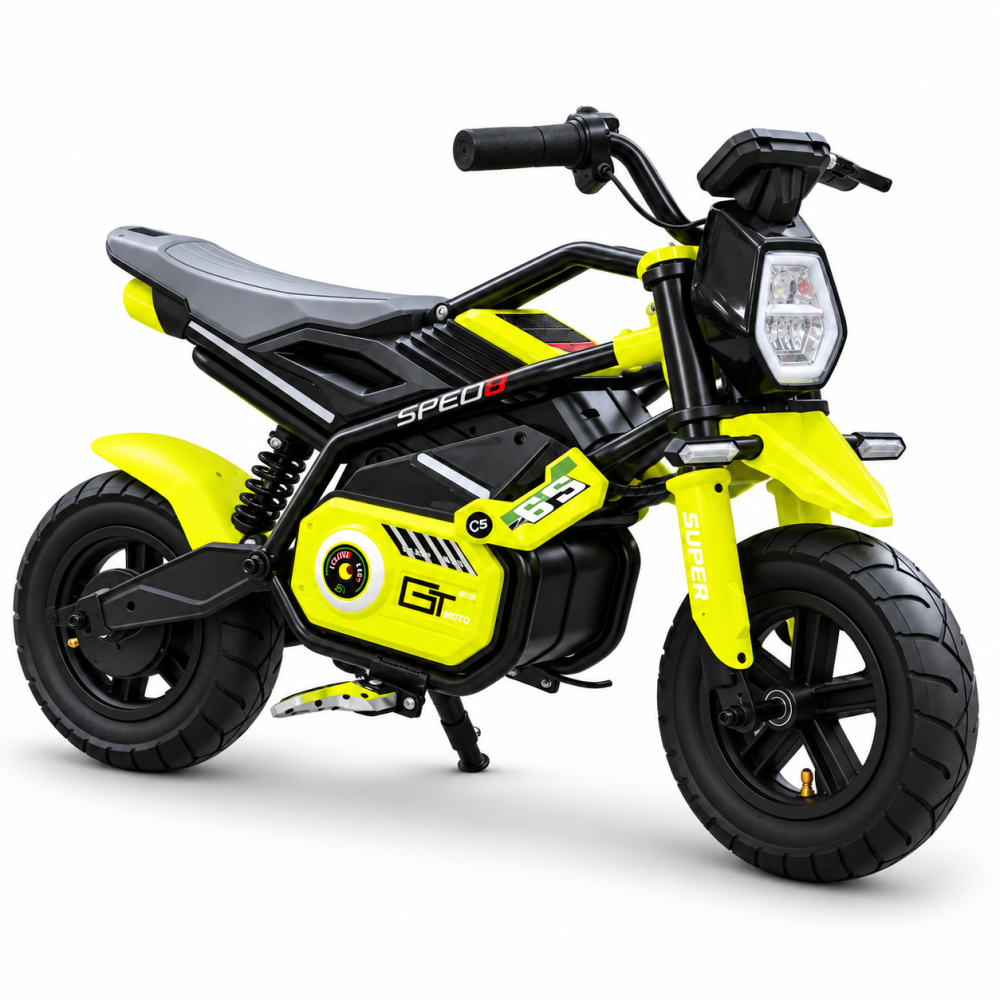 Moto Eléctrica para Niños 20 km/h Amarillo