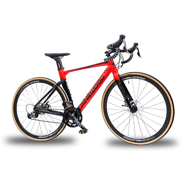 Bicicleta de Ruta Pinewood Aref Alloy Shimano Claris 2x8 Freno de Quijada