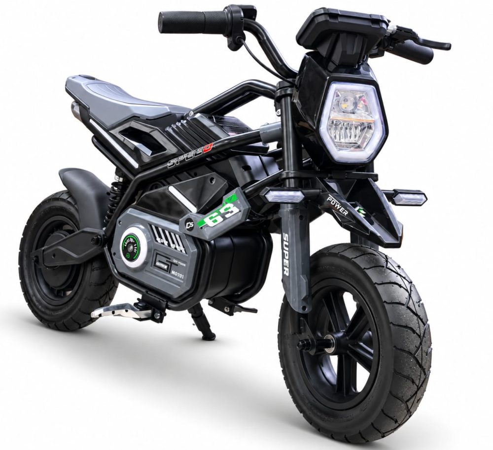 Moto Eléctrica para Niños 20 km/h Negro