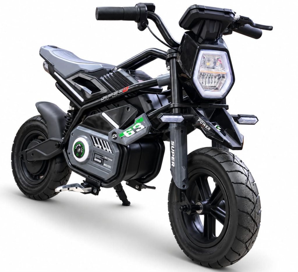 Moto Eléctrica para Niños 20 km/h Negro