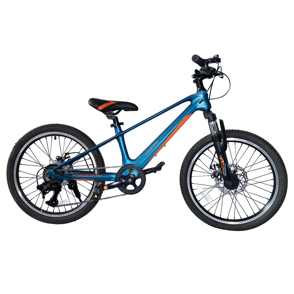 Bicicleta MTB Diamond Bike Cross Rin 20 7 Velocidades Azul/Naranja