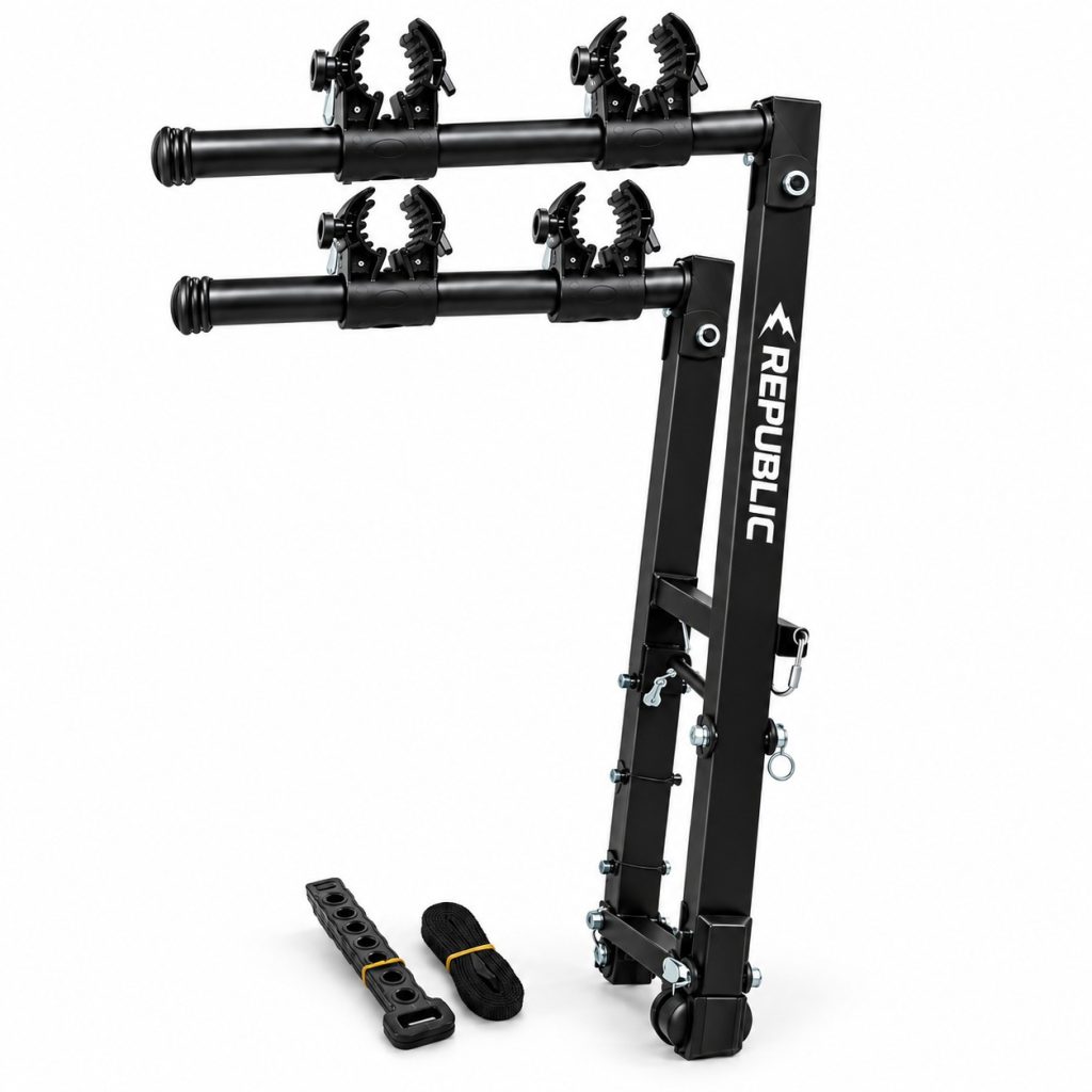 Porta Bicicleta de Bola de Arrastre para 2 Bicicletas Republic Acero
