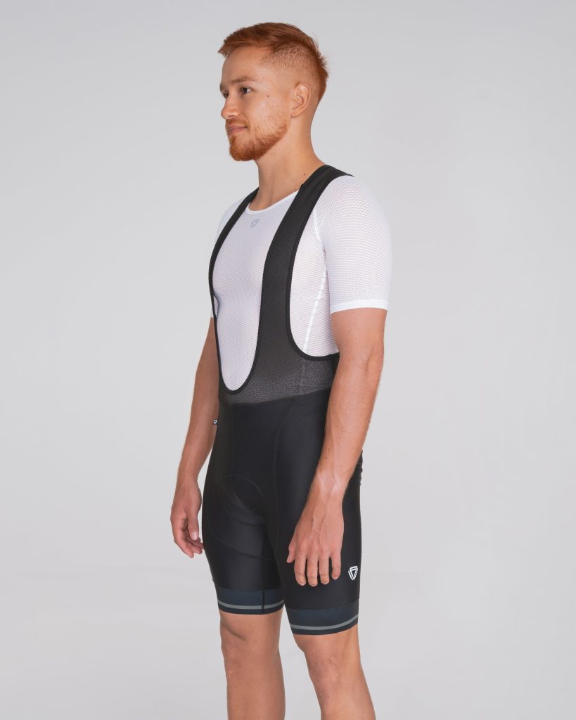 Pantaloneta de Ciclismo con Cargaderas Hombre Duos GW - Negro Gris, XL
