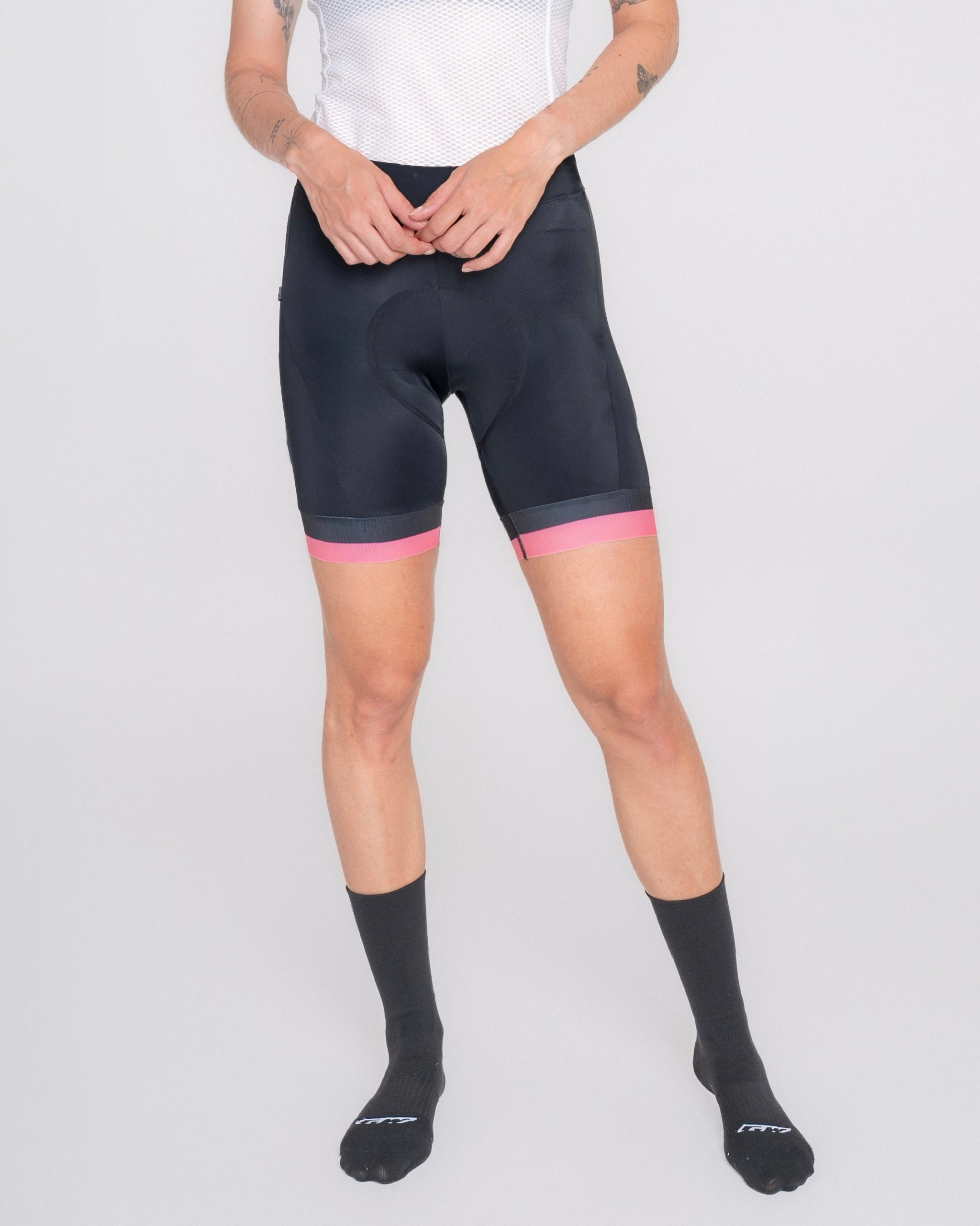 Pantaloneta de Ciclismo Mujer Beino GW - Negro Magenta, S